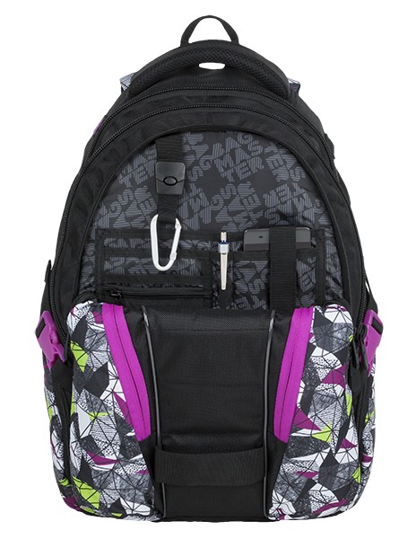 Bagmaster Bag 9 B Purple/green/black - Image 5