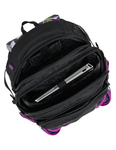 Bagmaster Bag 9 B Purple/green/black - Image 6