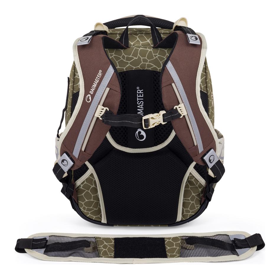 Školní batoh Bagmaster Lumi 24 C Brown/Beige - Obrázek 4