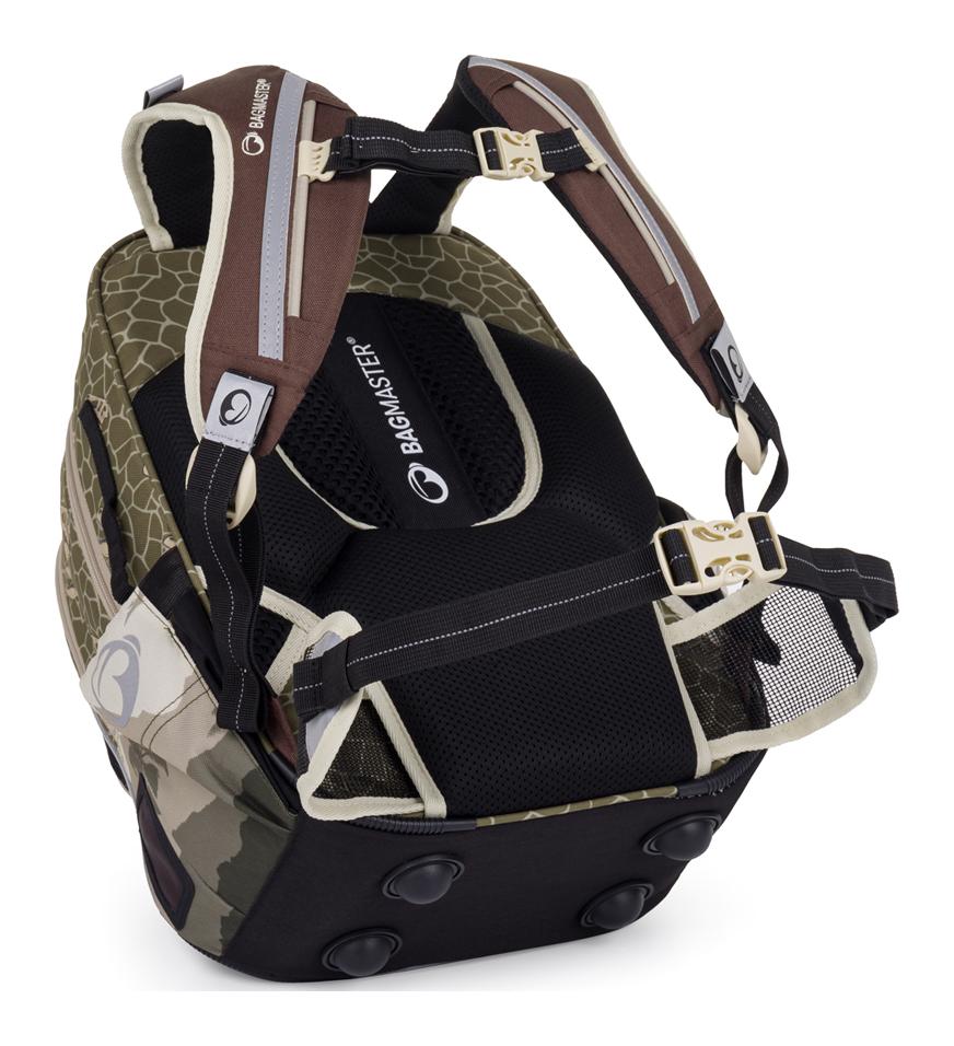Školní batoh Bagmaster Lumi 24 C Brown/Beige - Obrázek 5
