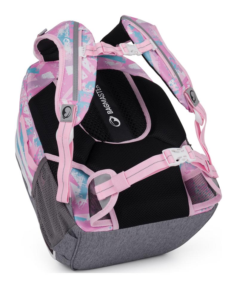 Bagmaster Porto 24 B Grey/Pink/Blue - Image 5