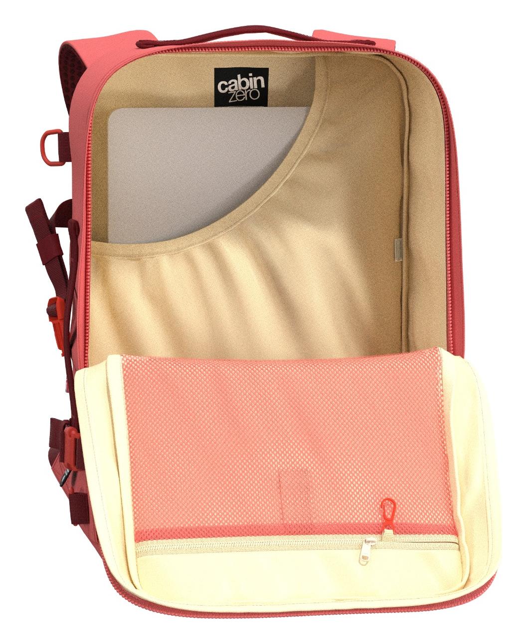Batoh do letadla 55x40x20 CabinZero Classic Plus 32L Peach Valley - Obrázek 6