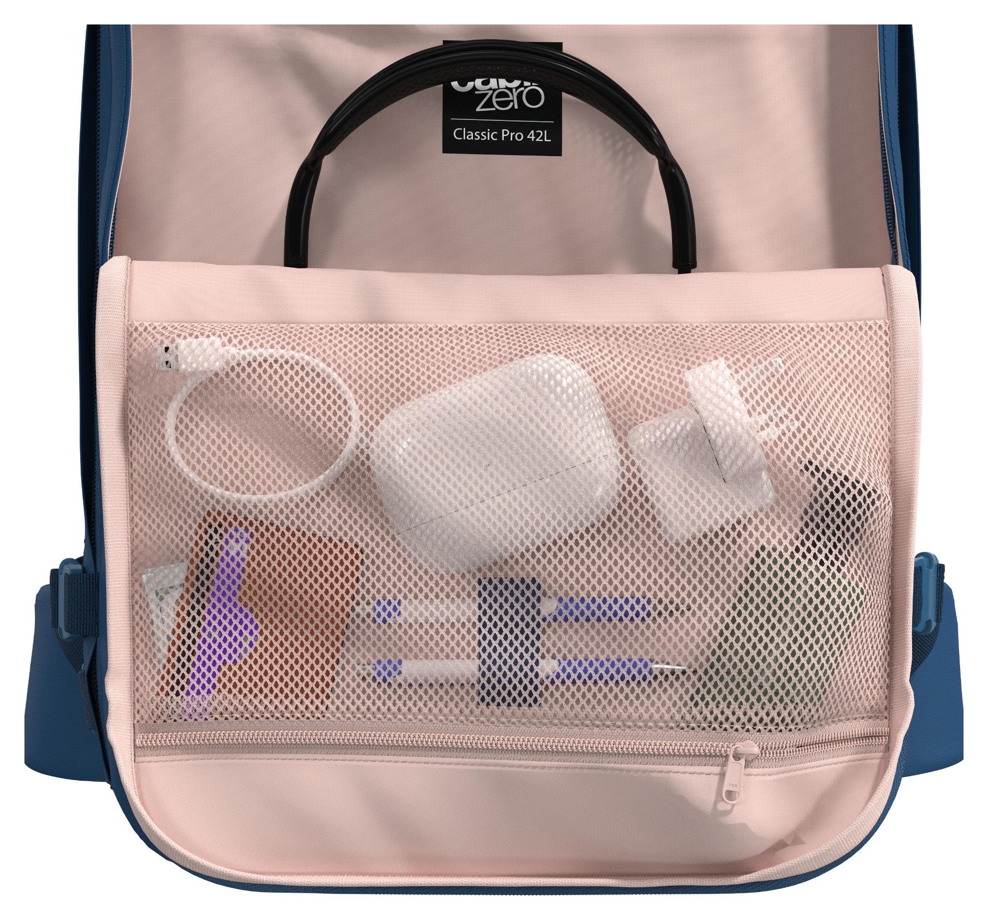 Batoh do letadla 55x40x20 CabinZero Classic Pro 42L Jodphur Blue (obrázek 5)