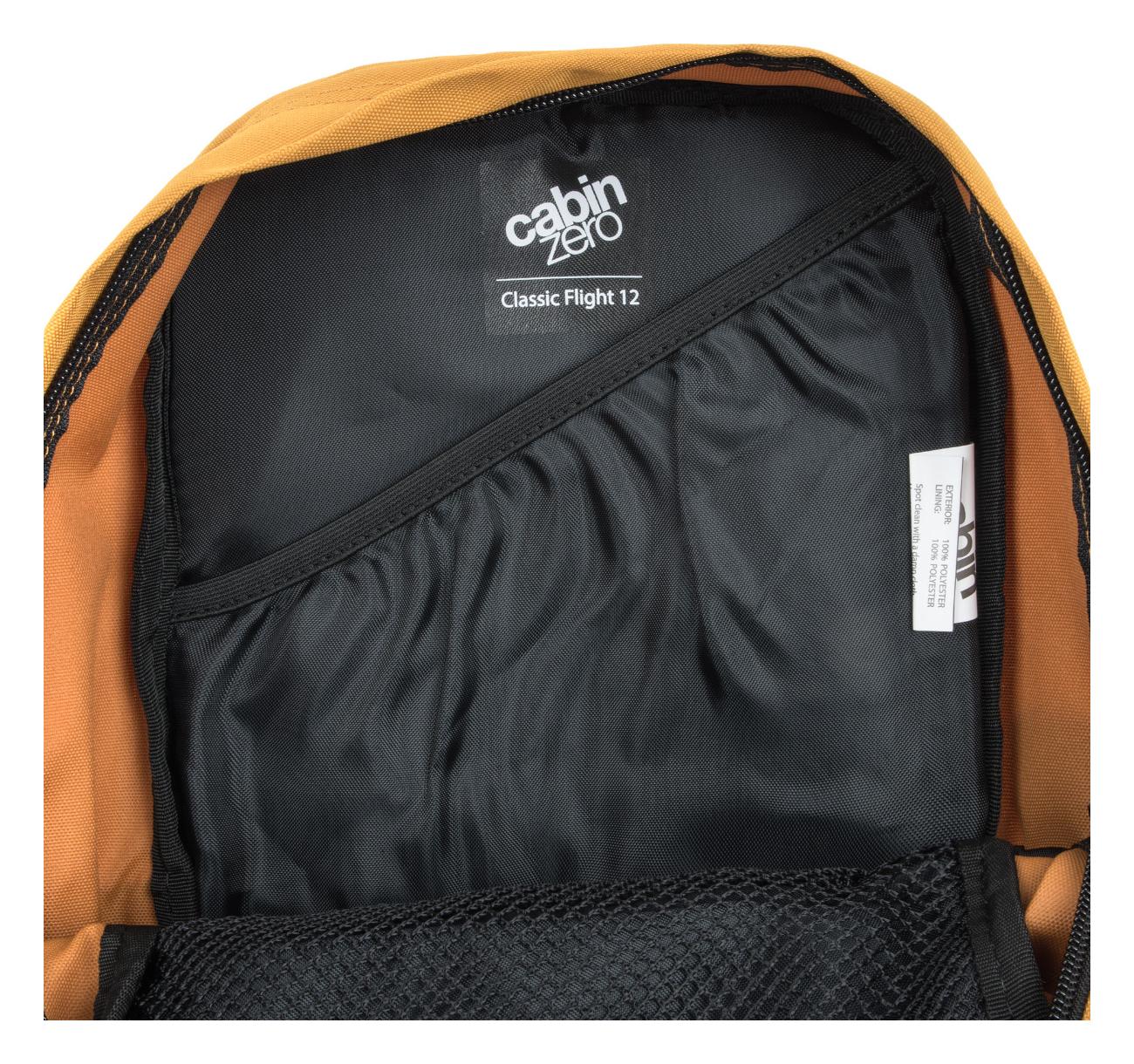 CabinZero Classic Flight 12L Orange Chill - Image 5