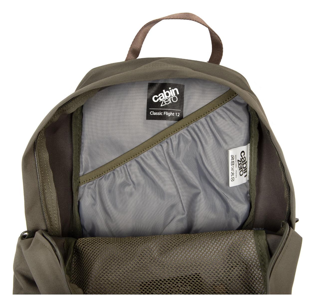 CabinZero Classic Flight 12L Georgian Khaki - Image 6