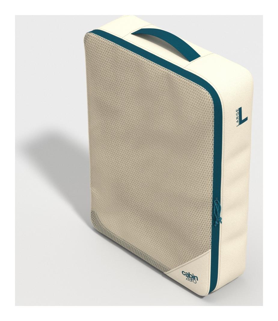 CabinZero Classic Packing Cube Large Oyster White - Obrázek 6