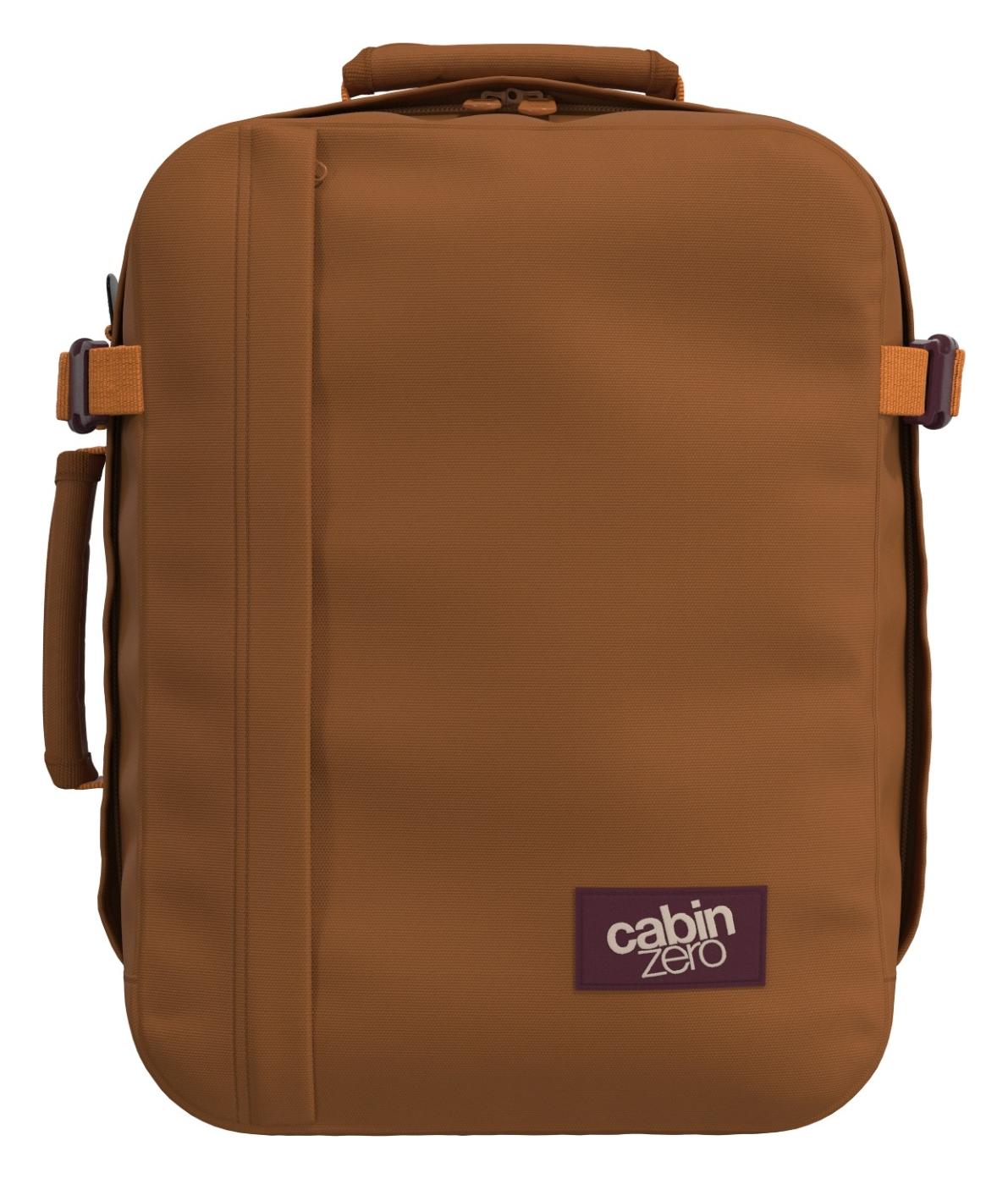 Batoh do letadla 40x30x20 CabinZero Classic Tech 28L Cinnamon