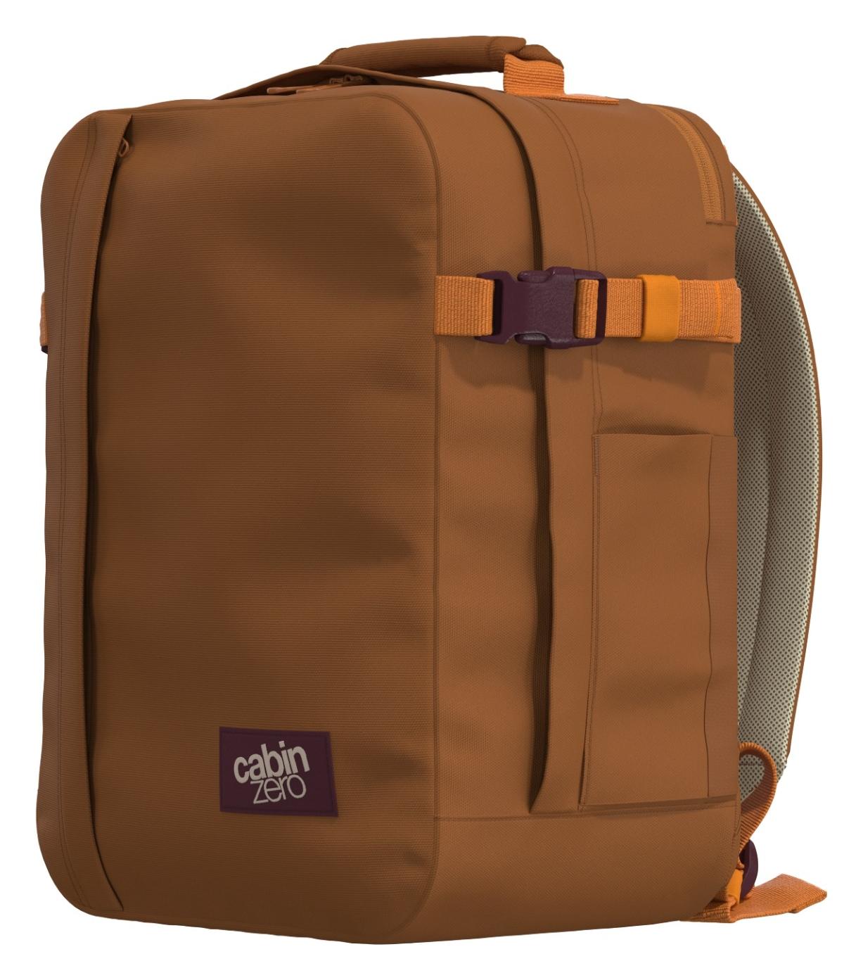 Batoh do letadla 40x30x20 CabinZero Classic Tech 28L Cinnamon