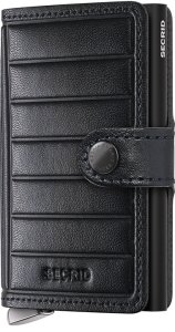Secrid Miniwallet Premium Emboss Lines Black