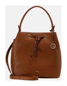 L.Credi Ebony Hobo Cognac