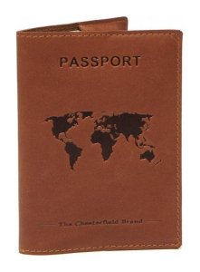 The Chesterfield Brand Passport Case Cognac