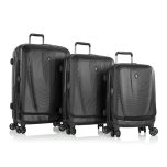 Heys Vantage Smart Luggage S,M,L Black – sada 3 kufrů