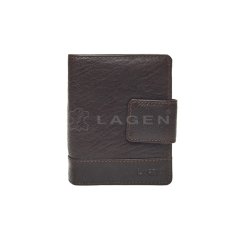 Lagen Dámská peněženka kožená 2077/T Tmavě hnědá