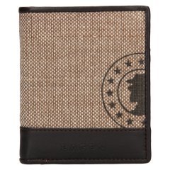 Lagen Pánská peněženka kožená 50449 Béžová/Tmavě hnědá