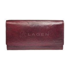 Lagen Dámská peněženka kožená V40/T Vínová