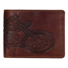 Lagen Pánská peněženka kožená 6535 Hnědá
