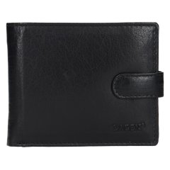 Lagen Pánská peněženka kožená E1036 Černá