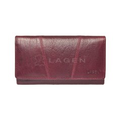 Lagen Dámská peněženka kožená PWL-388/T Vínová