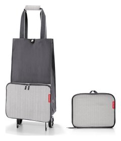 Reisenthel Foldabletrolley Herringbone Grey