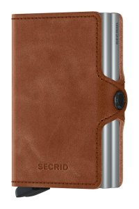 Secrid Twinwallet Vintage Cognac-Silver