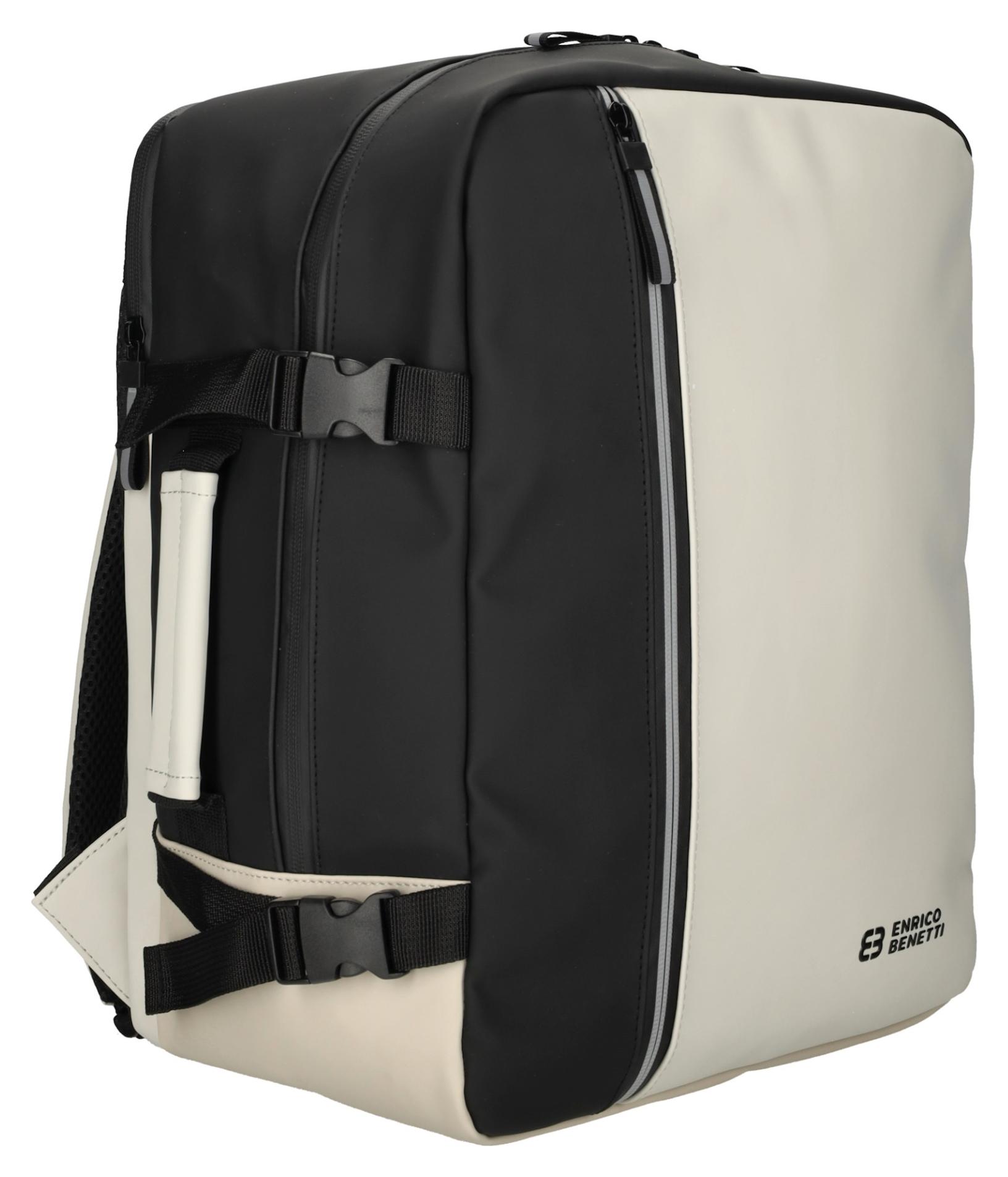 Batoh na notebook Enrico Benetti Bergen 56004 Black Beige