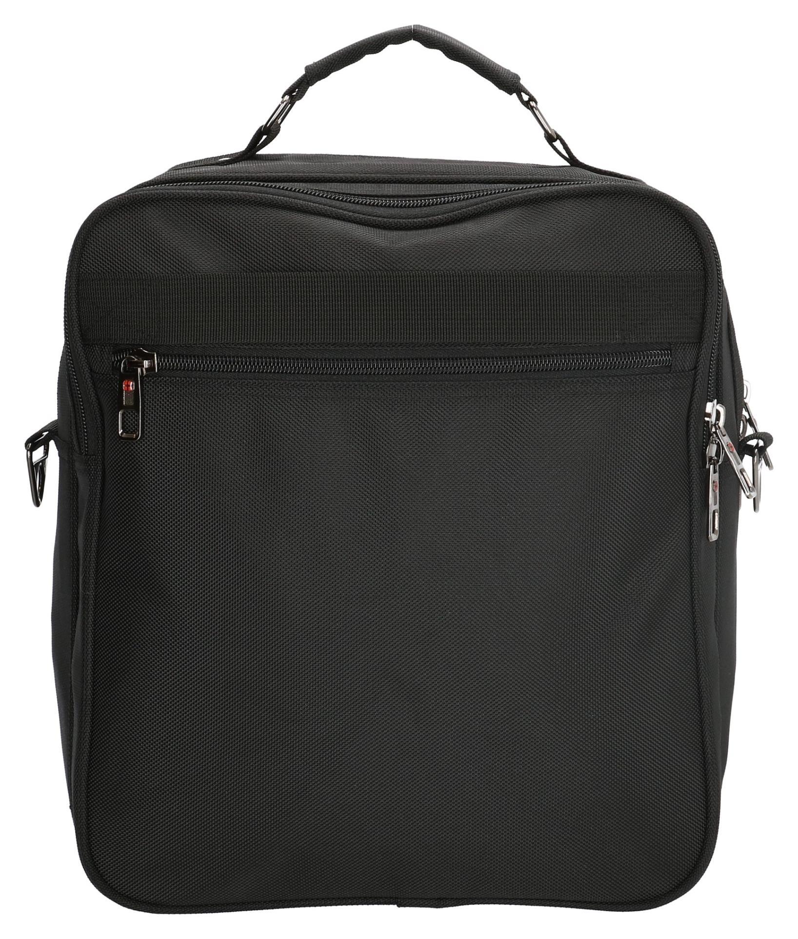 Taška přes rameno Enrico Benetti Cornell Reporter Bag Black