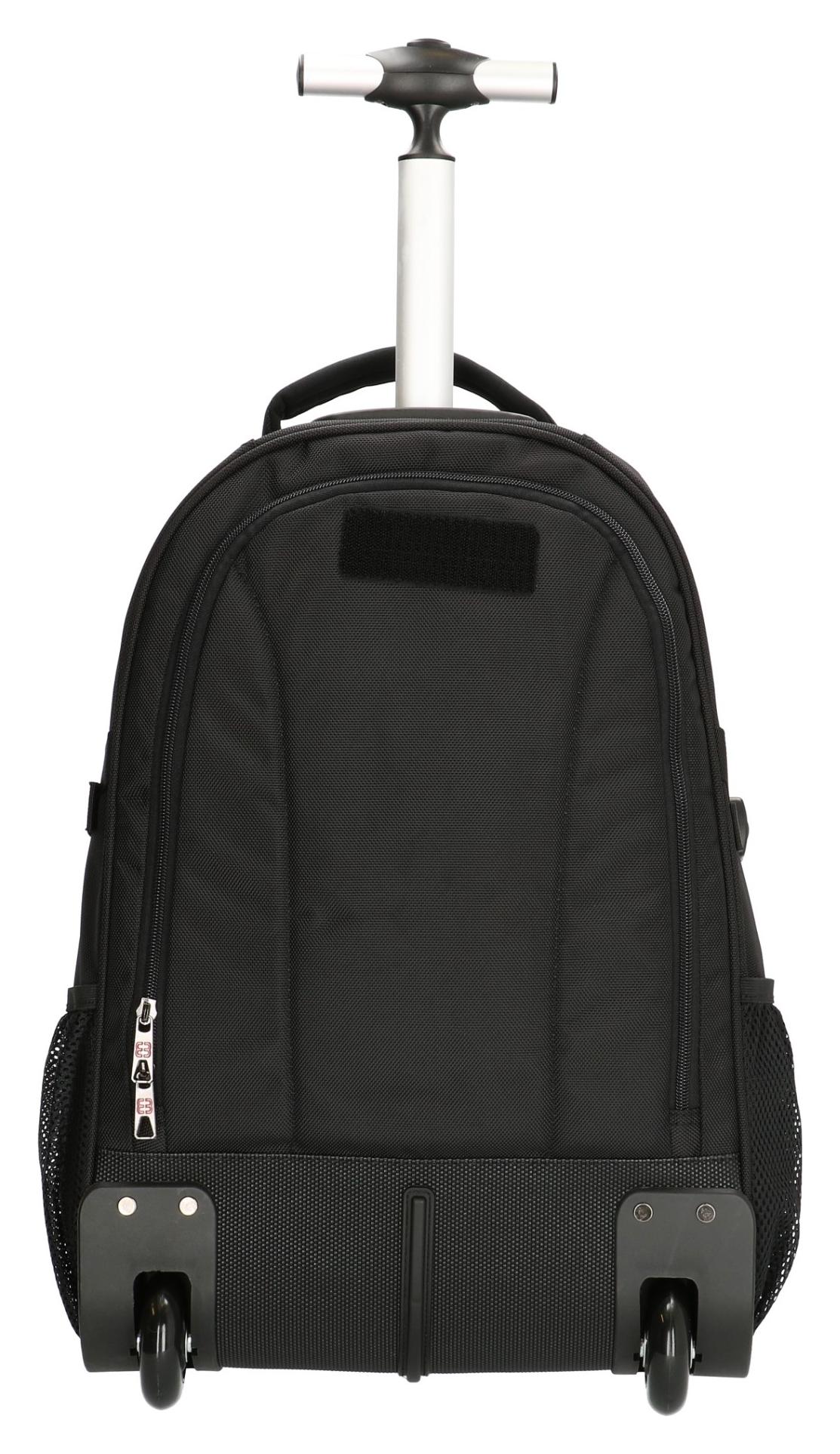 Cestovní batoh na kolečkách Enrico Benetti Cornell 47085 Black (obrázek 3)