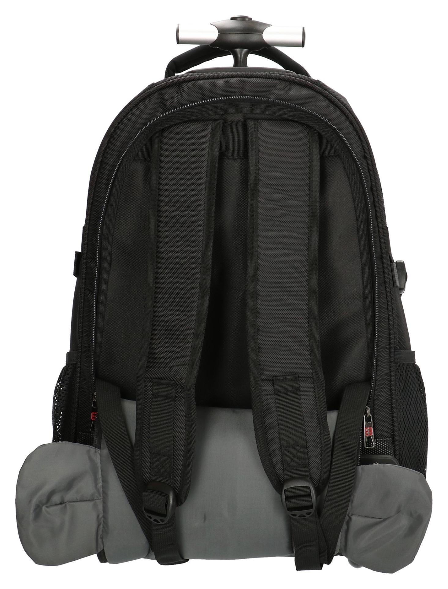 Cestovní batoh na kolečkách Enrico Benetti Cornell 47085 Black (obrázek 4)