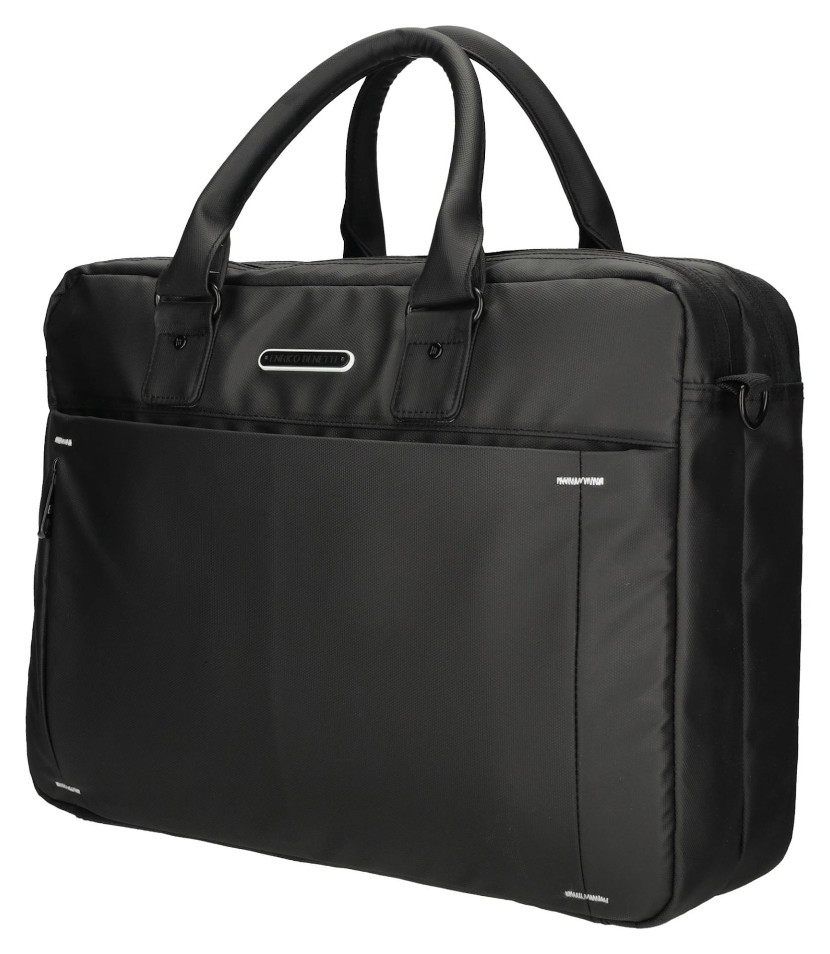 Pánská taška na notebook Enrico Benetti Northern 47247 Black - Obrázek 3