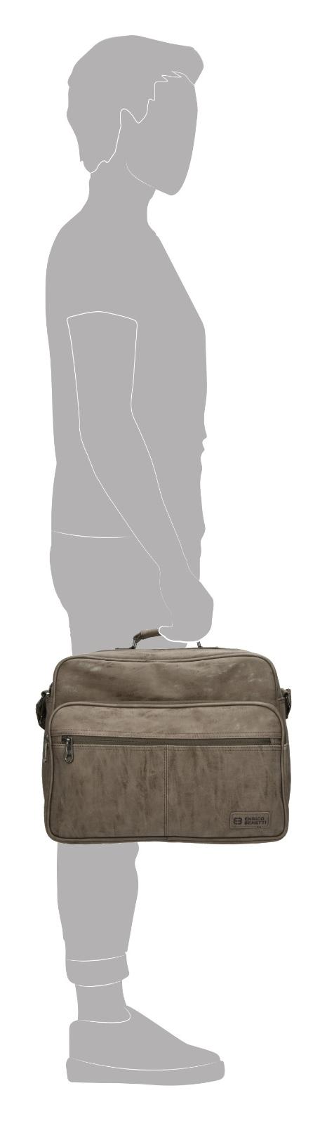 Taška na notebook Enrico Benetti Rotterdam 66621 Mid taupe - Obrázek 5