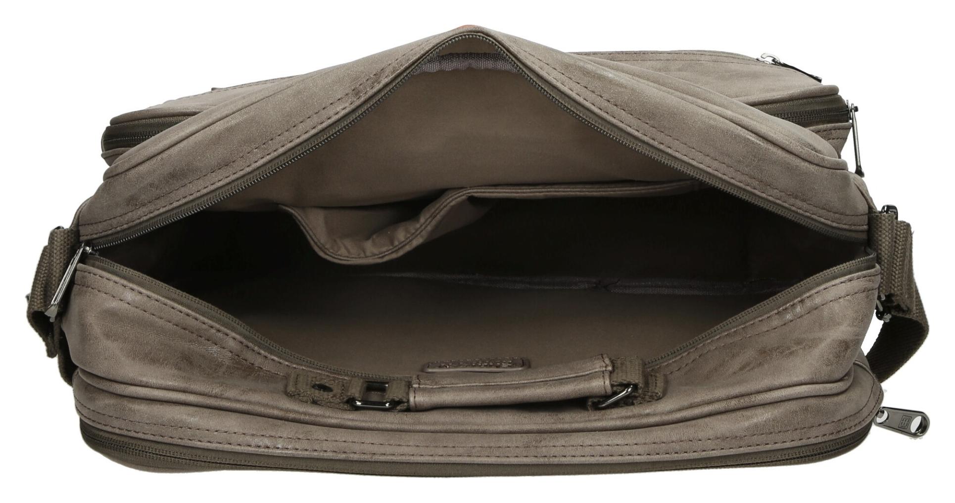 Taška na notebook Enrico Benetti Rotterdam 66621 Mid taupe - Obrázek 4