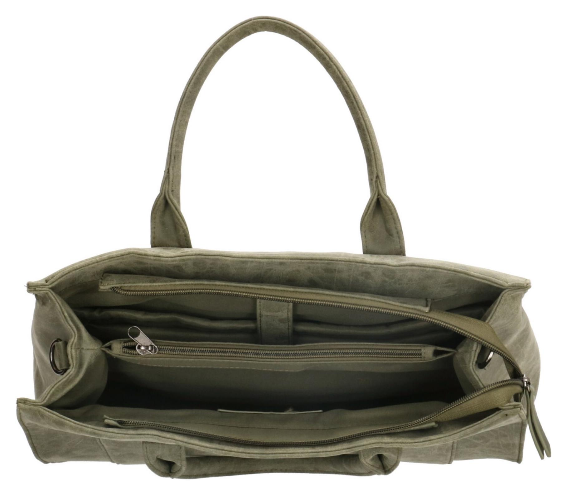 Dámská taška na notebook Enrico Benetti Bobbi 66523 Olive - Obrázek 5