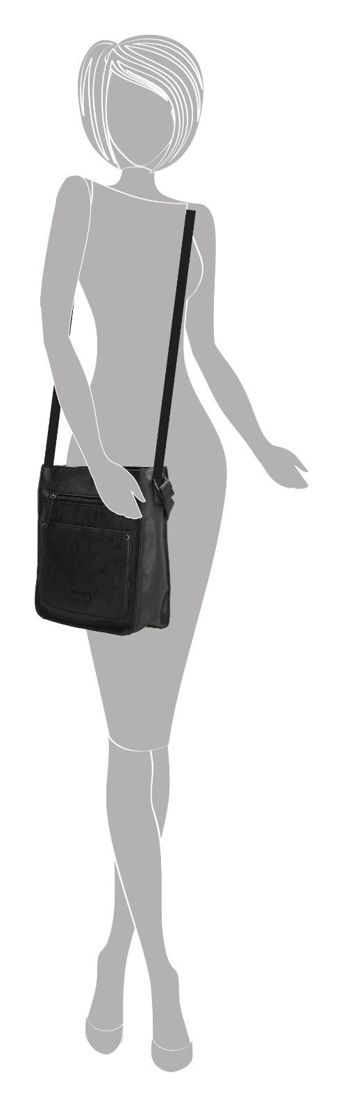 Dámská kabelka Enrico Benetti Bobbi 66592 Black - Obrázek 5