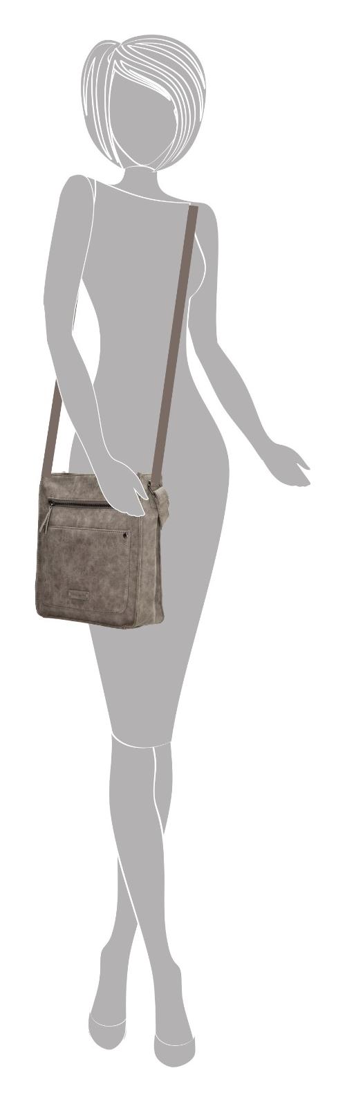 Dámská kabelka Enrico Benetti Bobbi 66592 Medium Grey - Obrázek 5