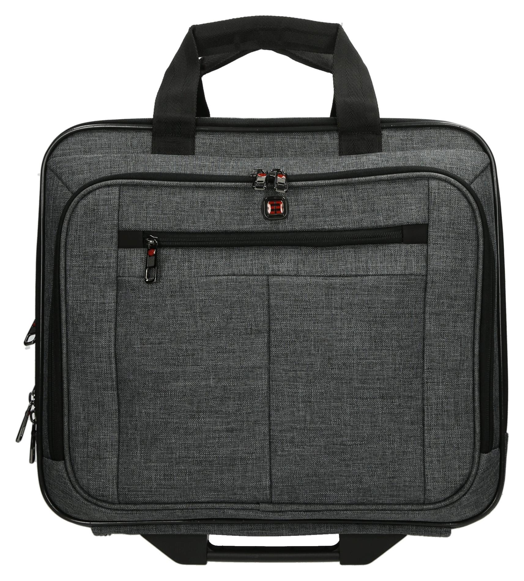 Enrico Benetti Frankfurt Notebook Trolley 24 l Grey - Obrázek 2
