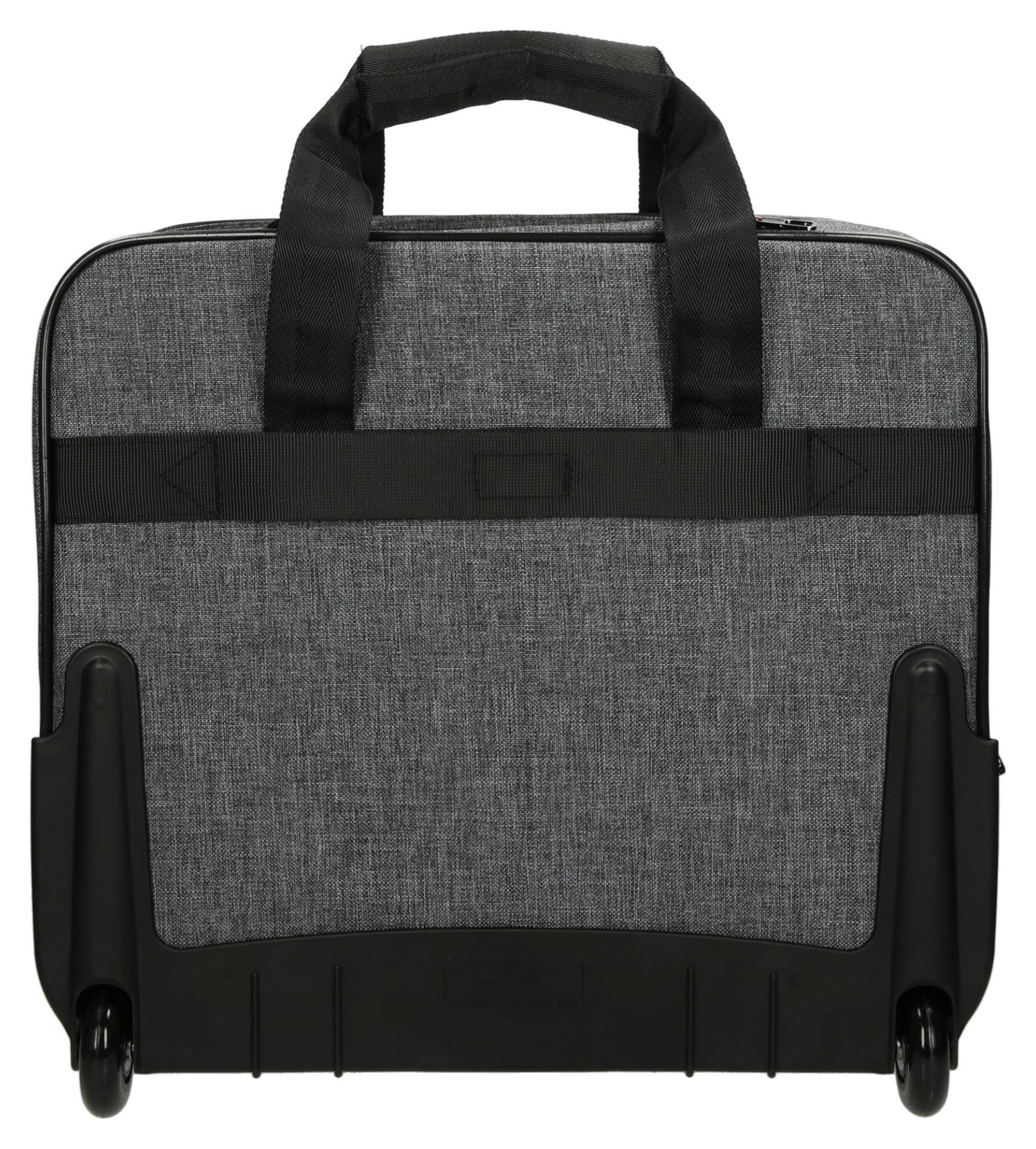 Enrico Benetti Frankfurt Notebook Trolley 24 l Grey - Obrázek 4