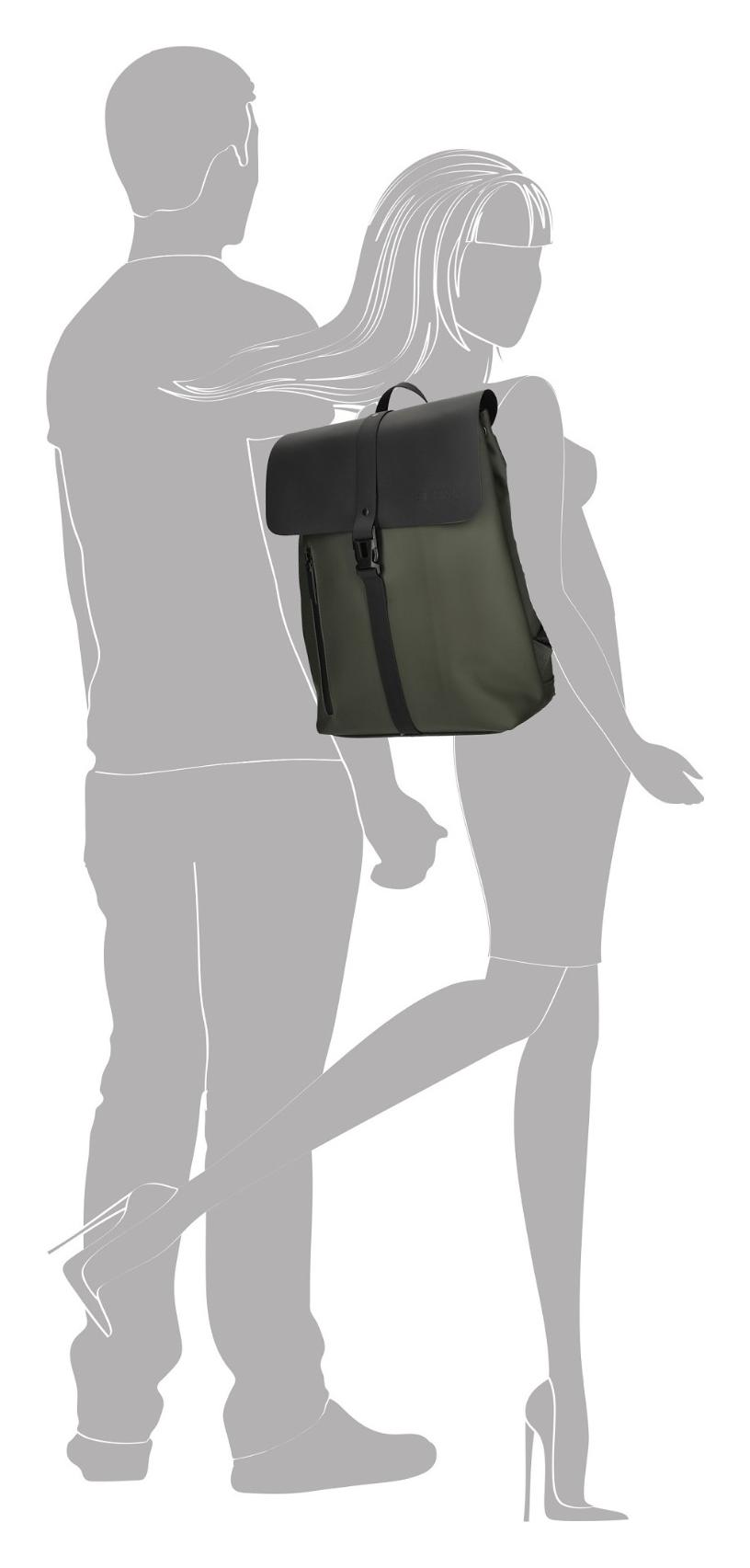 Městský batoh Enrico Benetti Glasgow 62150 Olive - Obrázek 6