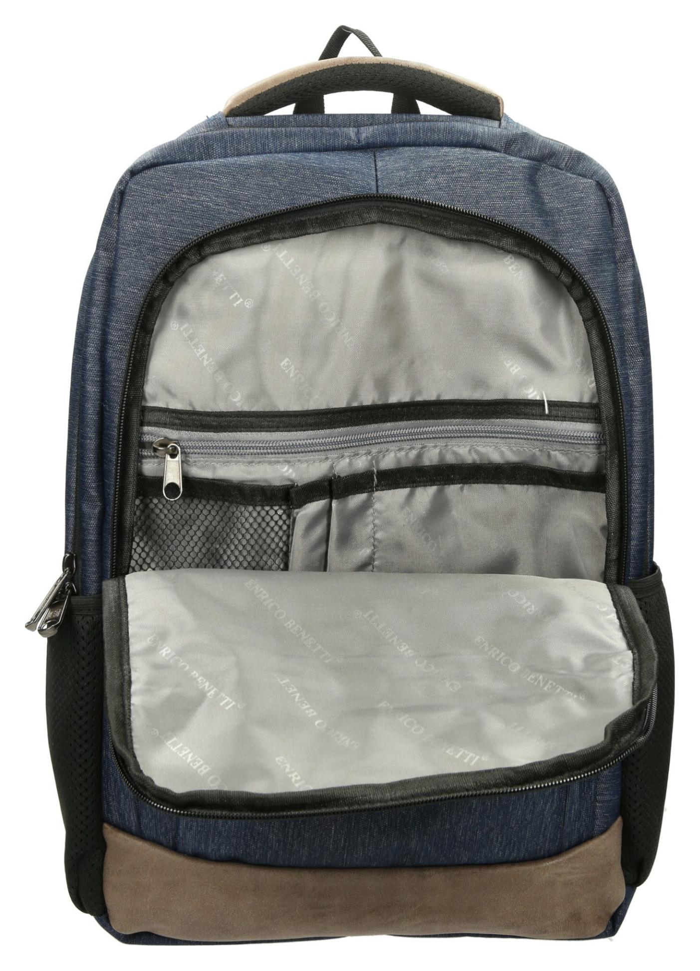 Enrico Benetti München Notebook Backpack 21 l Blue - Image 4