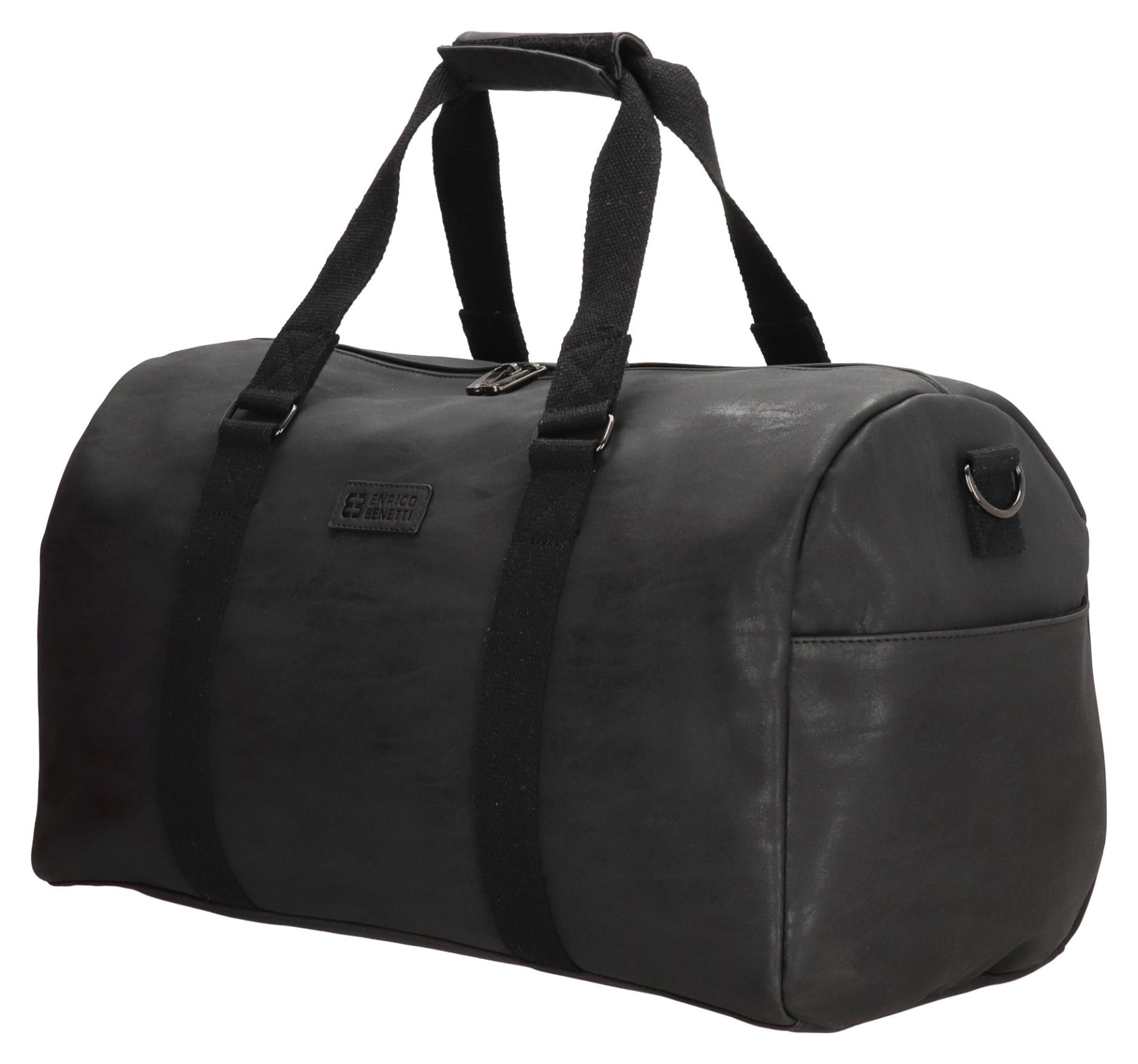 Cestovní taška Enrico Benetti Rotterdam Sport Bag Black