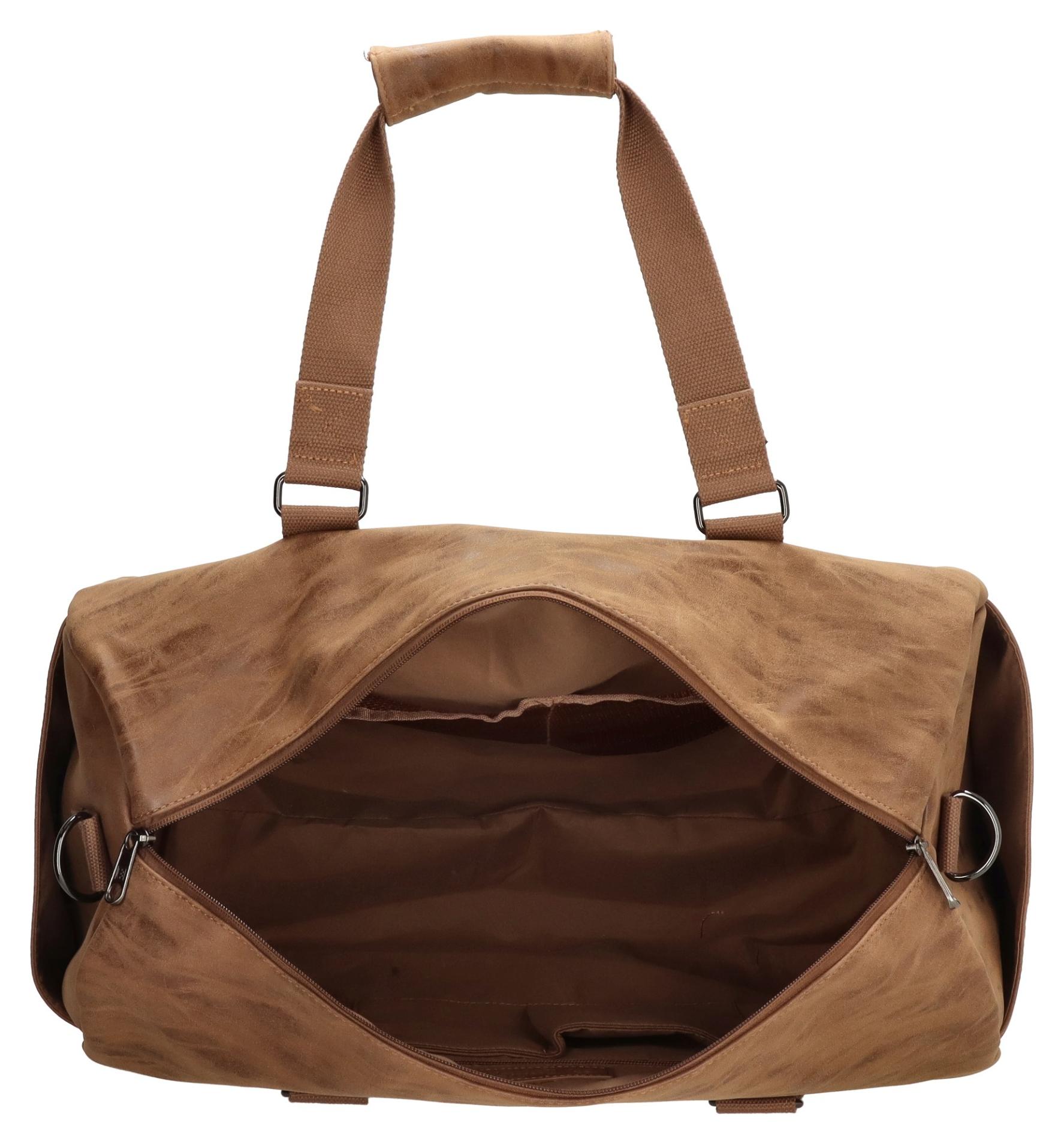 Enrico Benetti Rotterdam Sport Bag Camel - Image 5