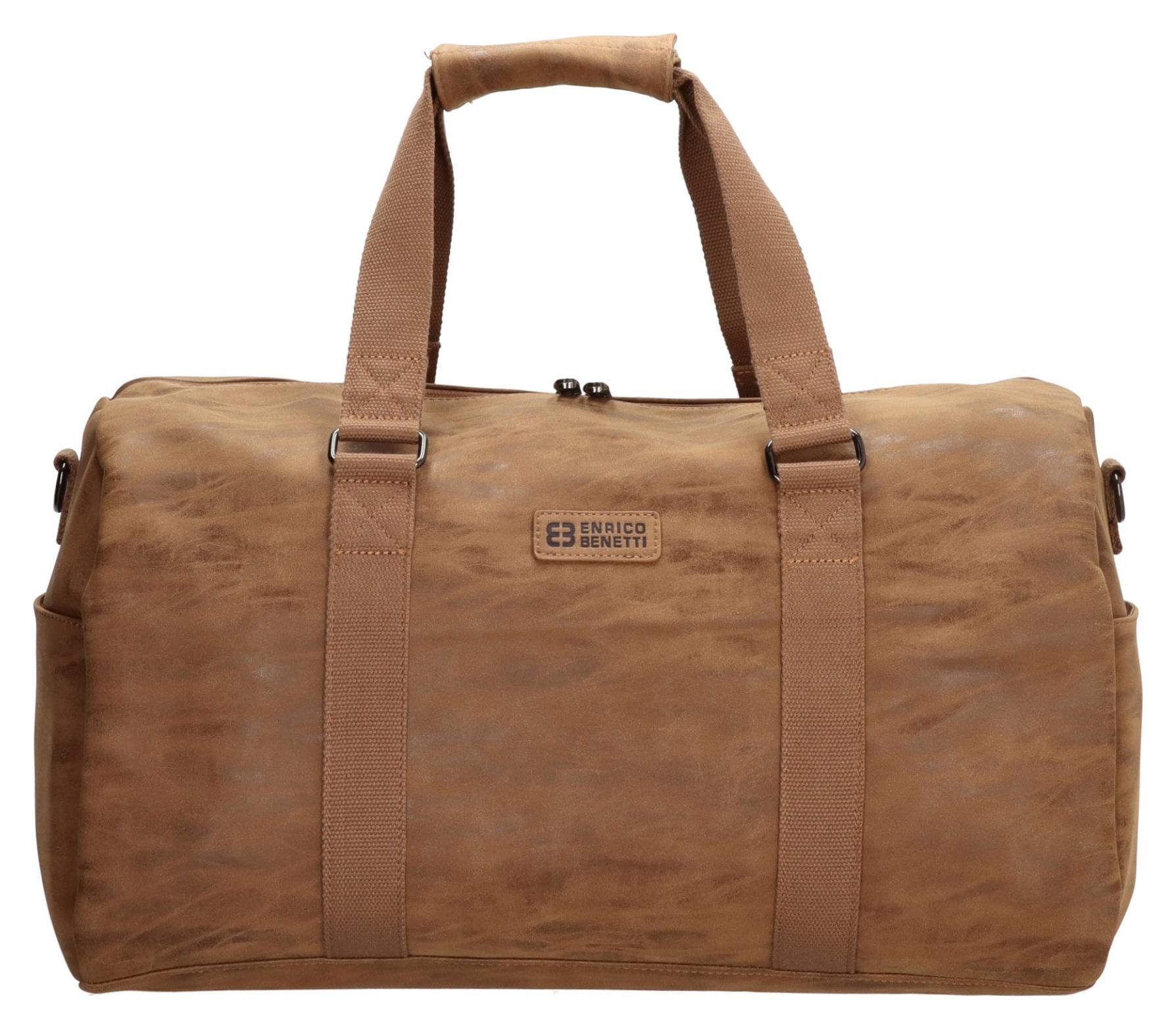 Enrico Benetti Rotterdam Sport Bag Camel - Image 2