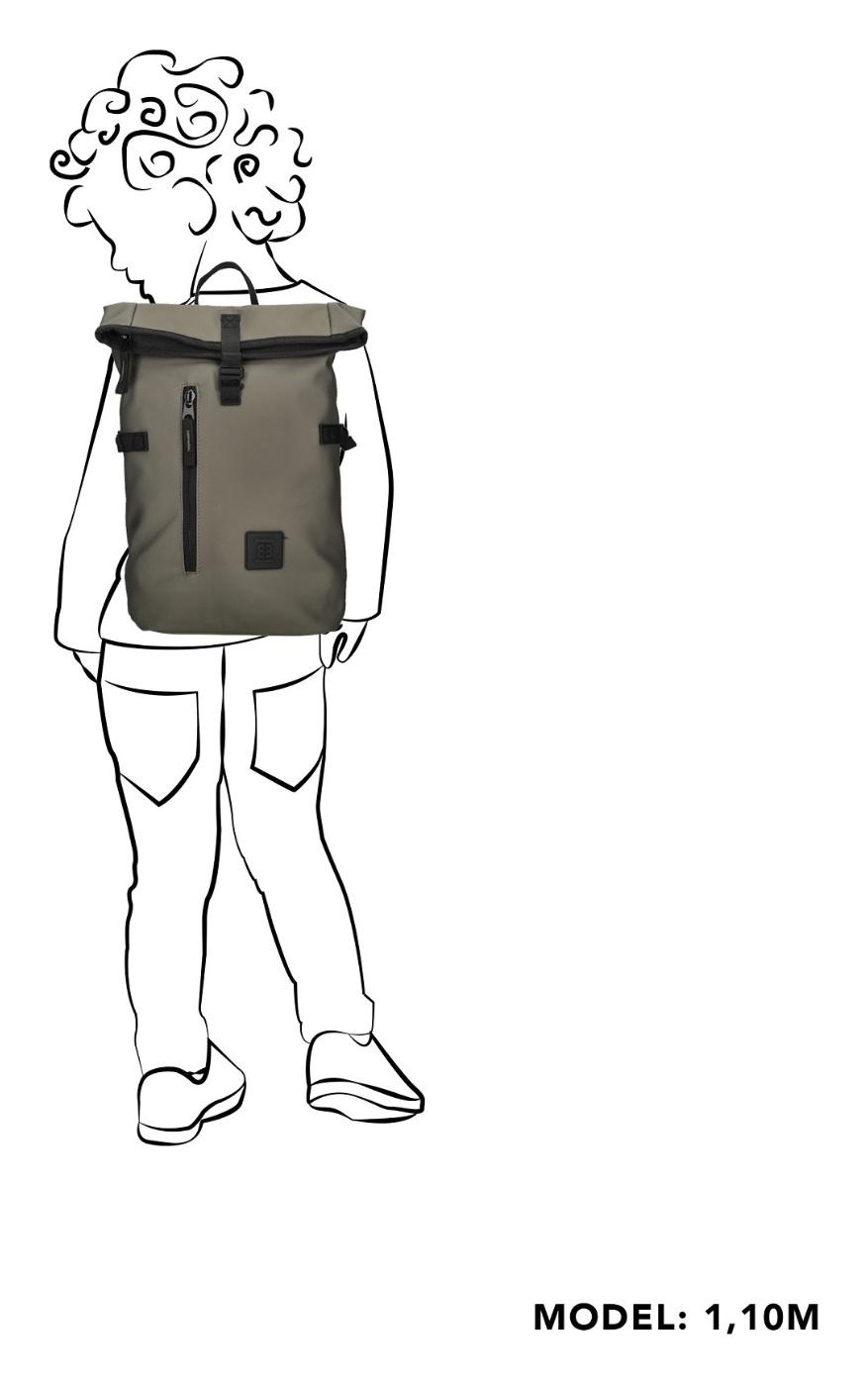 Roll-up batoh Enrico Benetti Wells 63000 Khaki - Obrázek 6