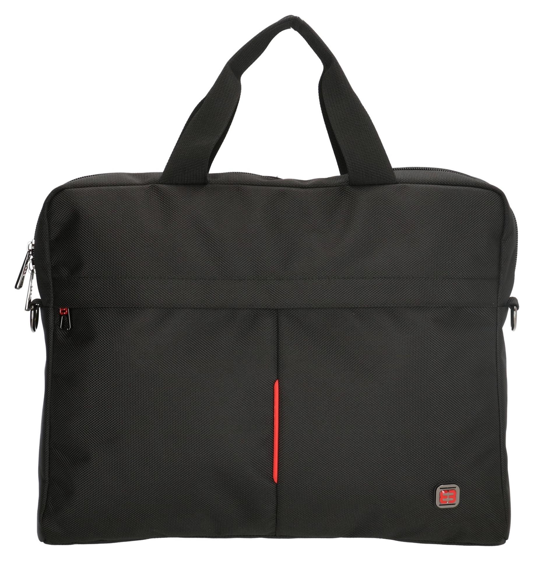 Enrico Benetti Cornell 15,6" Notebook Bag Black - Obrázek 3