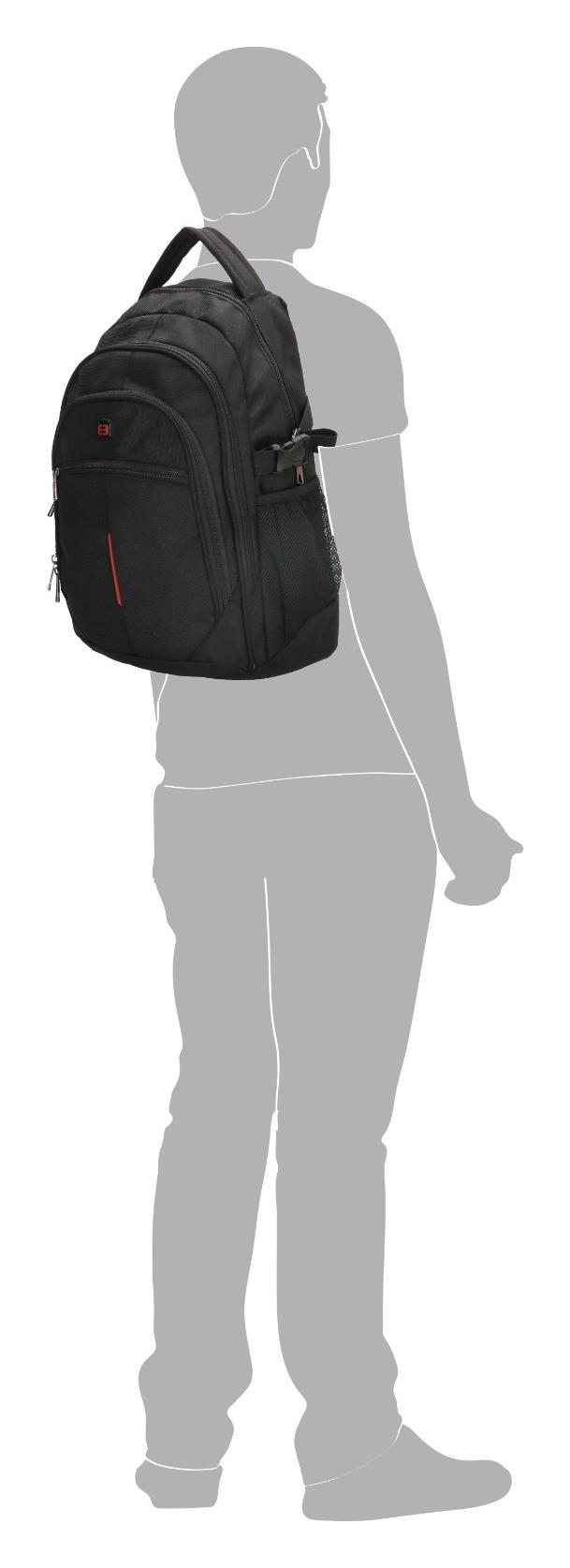 Batoh na notebook Enrico Benetti Cornell 47081 Black