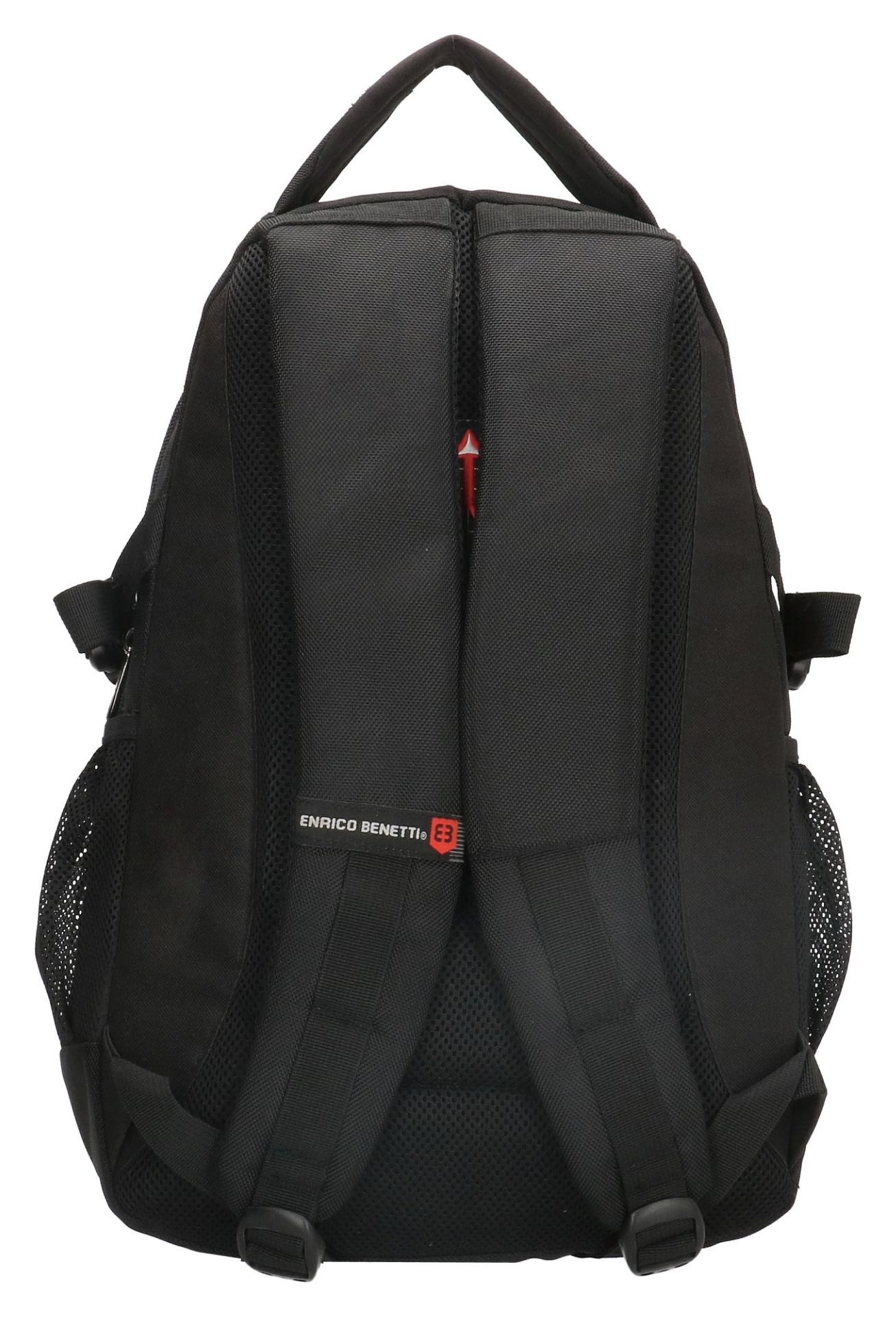 Batoh na notebook Enrico Benetti Cornell 47081 Black