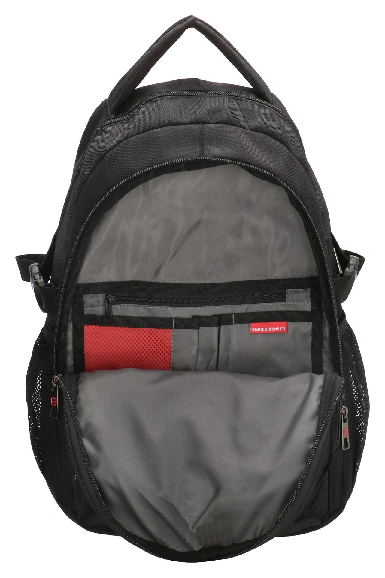 Batoh na notebook Enrico Benetti Cornell 47081 Black