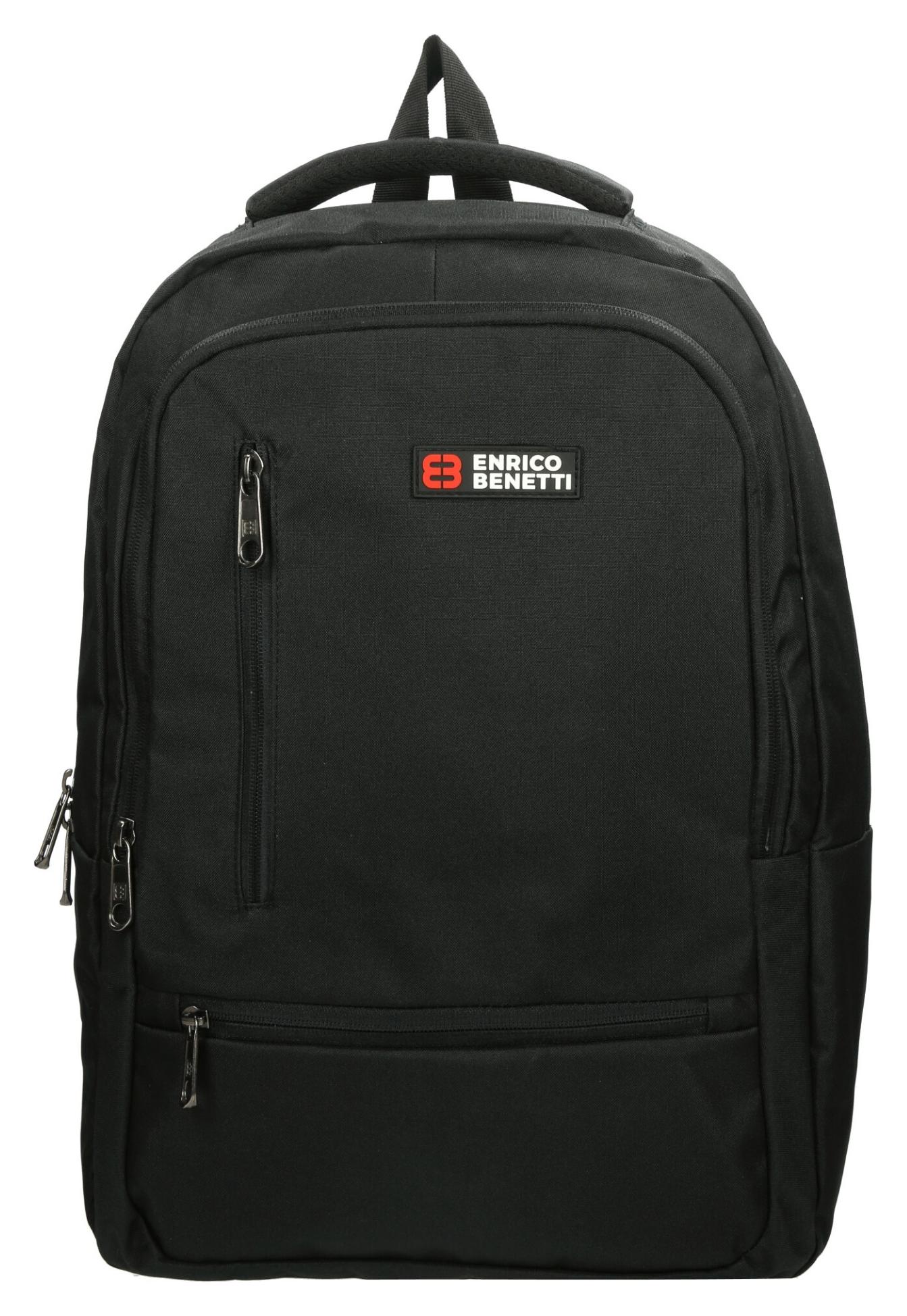 Batoh na notebook Enrico Benetti Hamburg 62124 Black