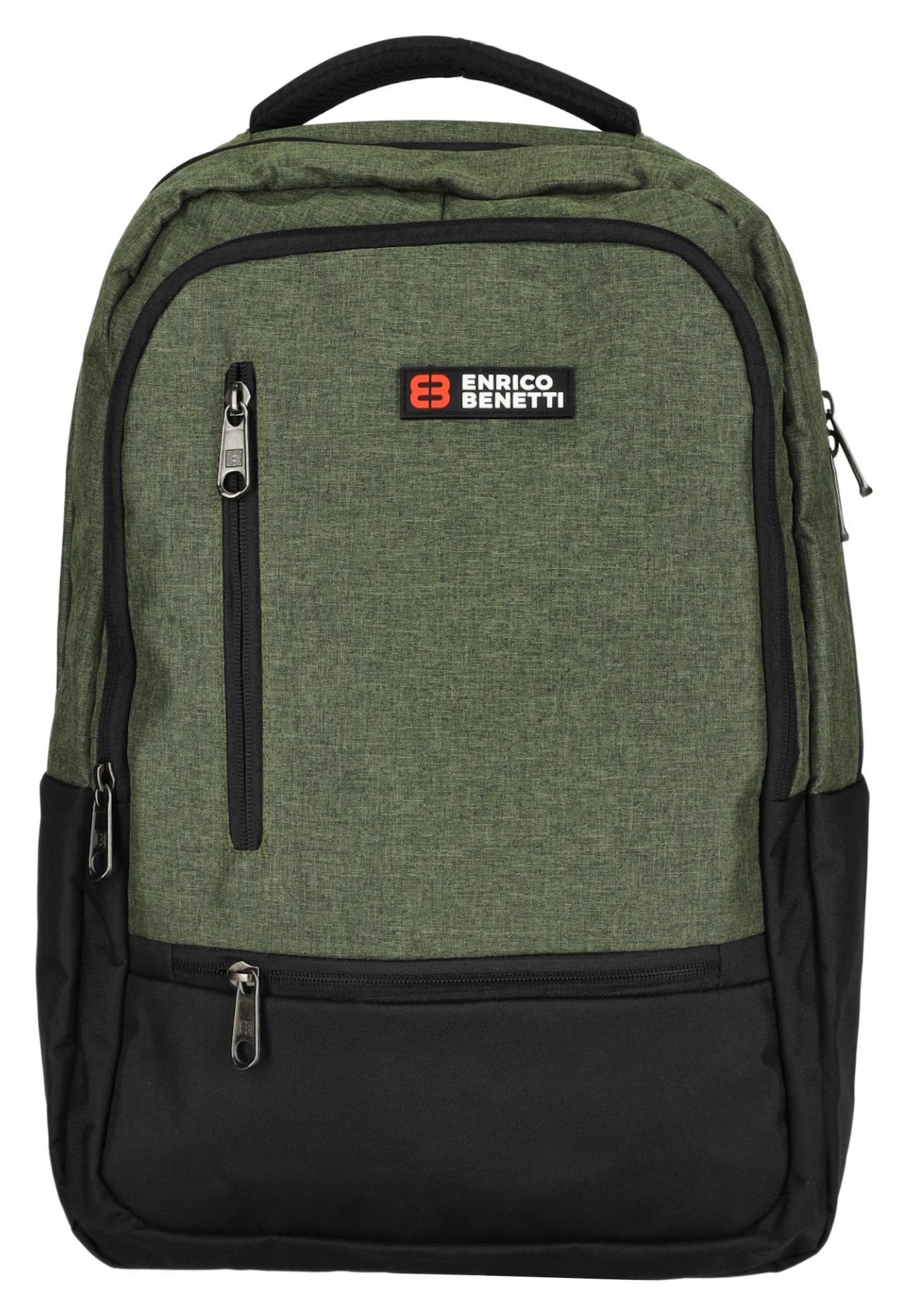 Batoh na notebook Enrico Benetti Hamburg 62124 Olive