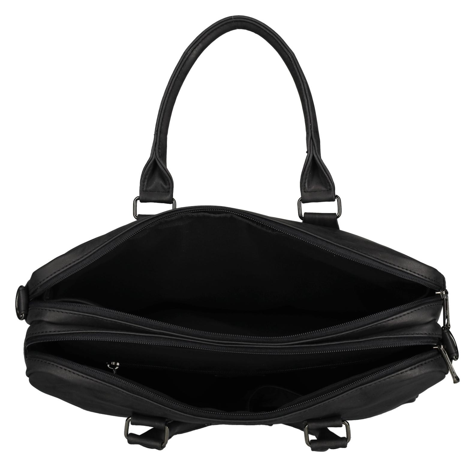 Enrico Benetti Rotterdam 15" Notebook Bag Black - Obrázek 5