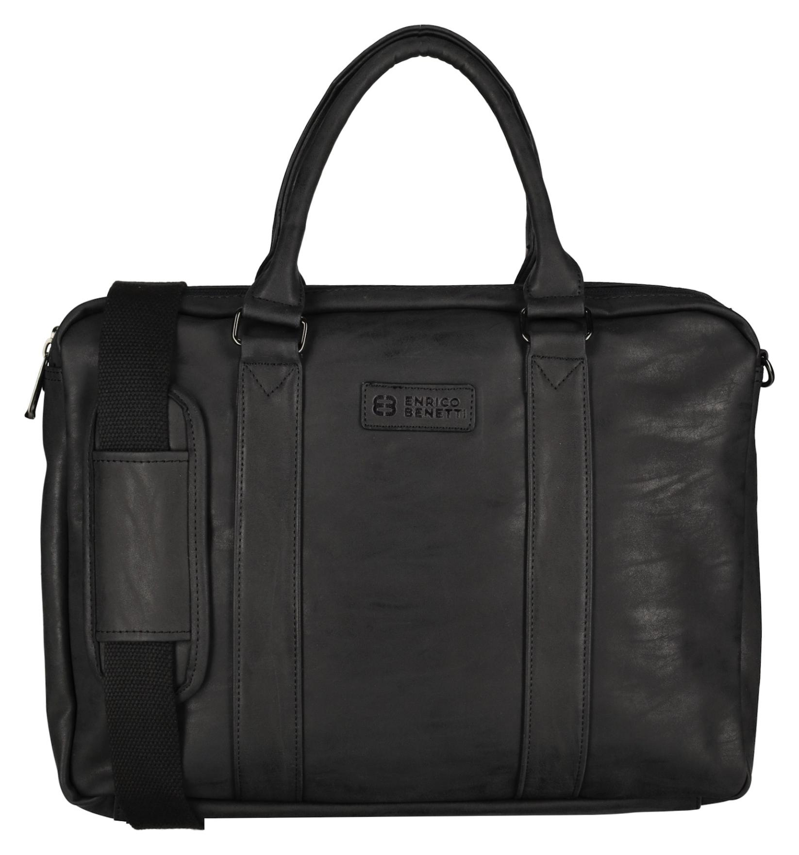 Enrico Benetti Rotterdam 15" Notebook Bag Black - Obrázek 3